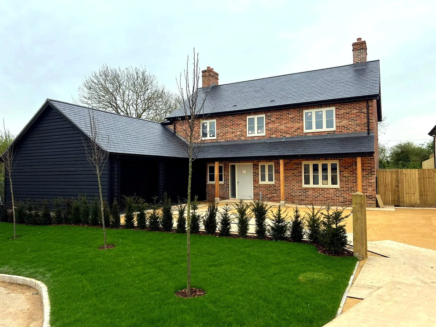 Completed new build home by LS Brickwork Ltd